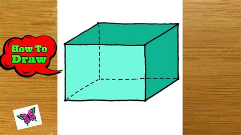 lubid drawing easy|Very simple and easy cuboid drawing .